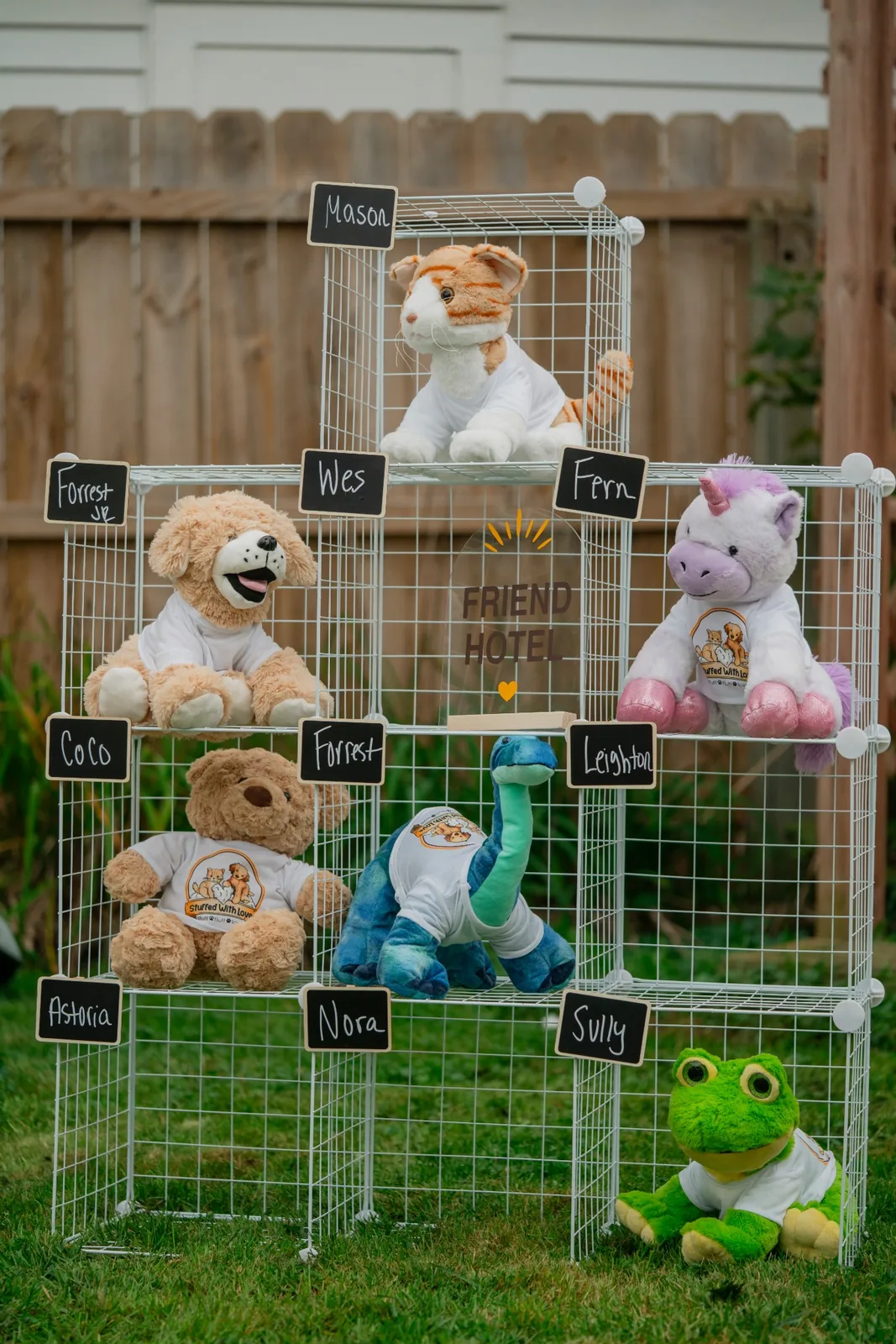 Stuffed With Love plush party moment