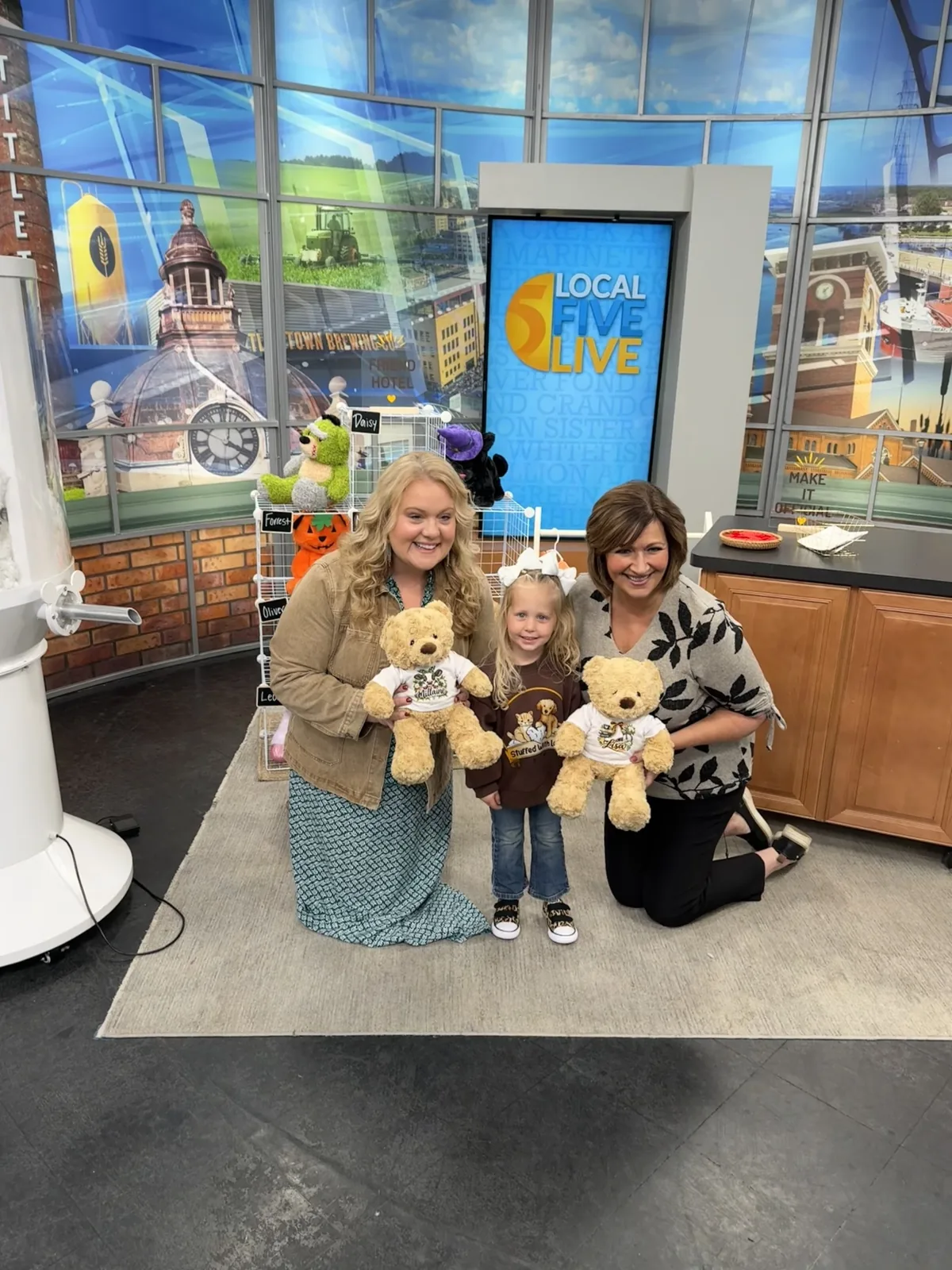 Stuffed With Love featured on Local 5 Live